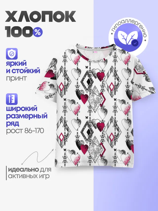 Детская базовая футболка