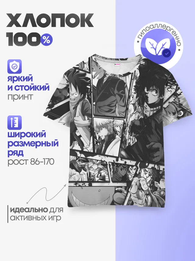 Детская базовая футболка