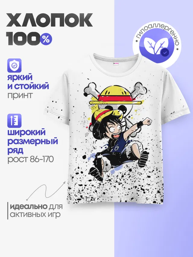 Детская базовая футболка