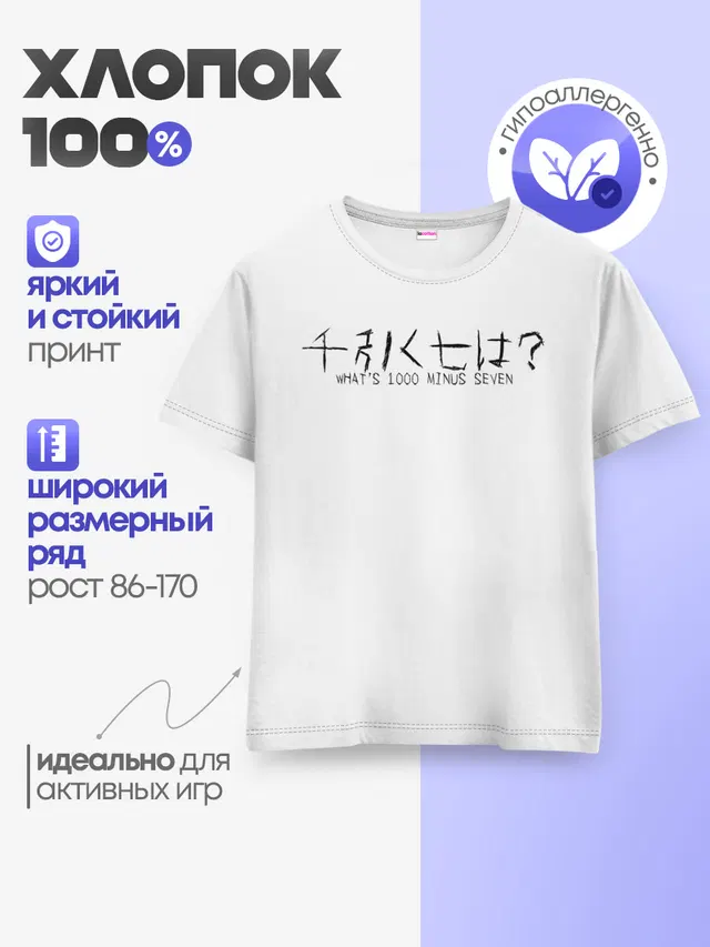 Детская базовая футболка