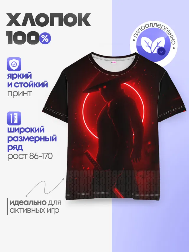 Детская базовая футболка