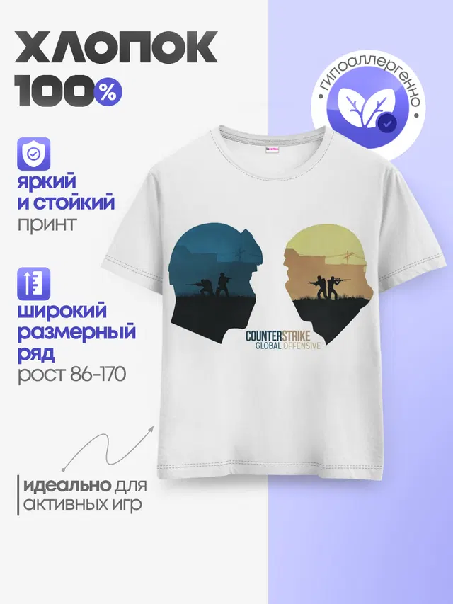 Детская базовая футболка