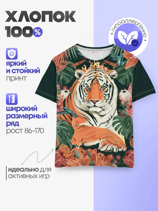 Детская базовая футболка