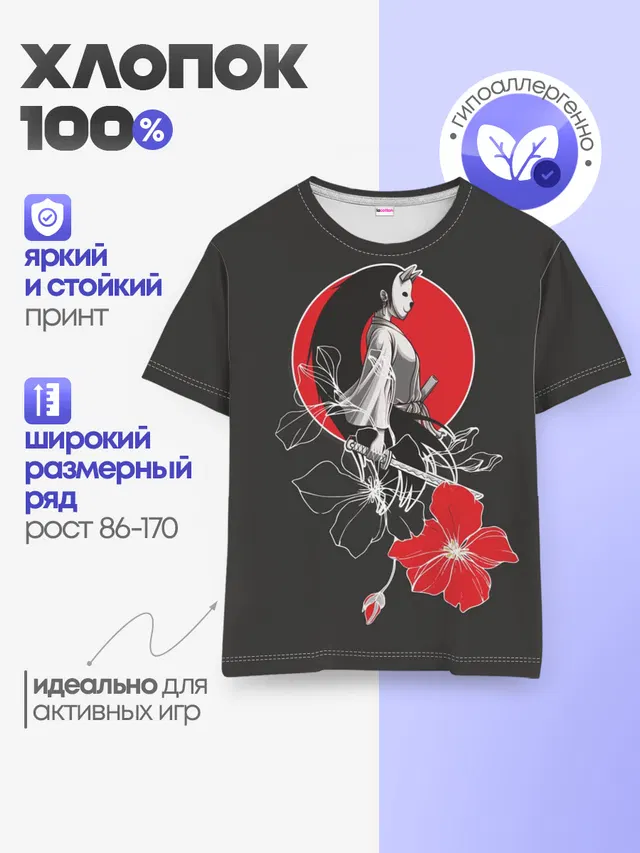 Детская базовая футболка