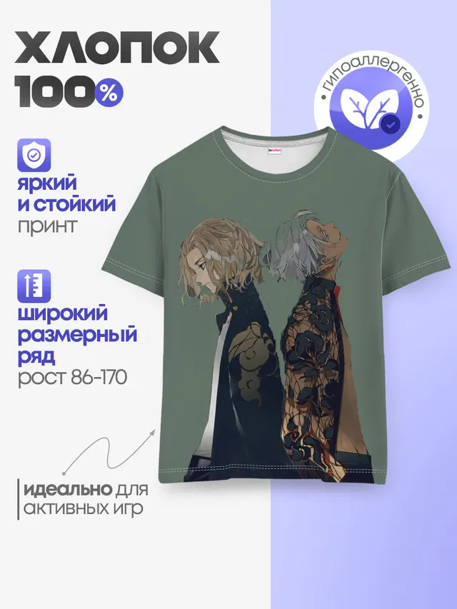 Детская базовая футболка
