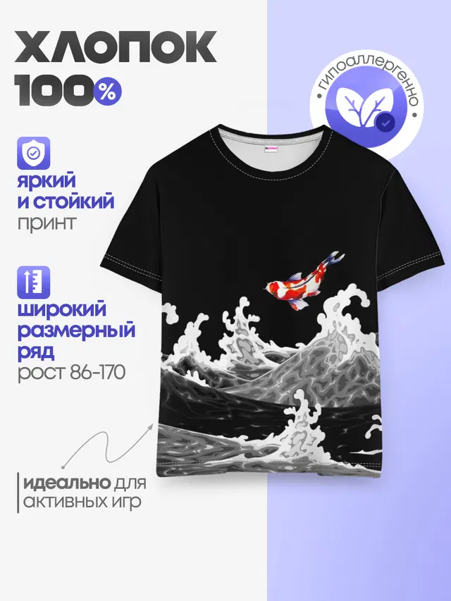 Детская базовая футболка