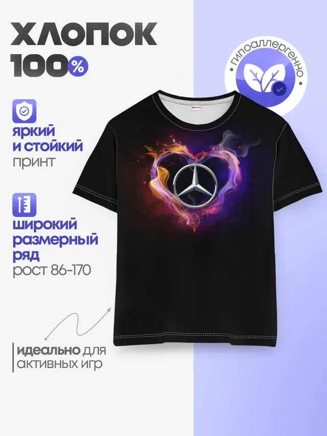 Детская базовая футболка
