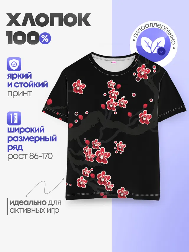 Детская базовая футболка