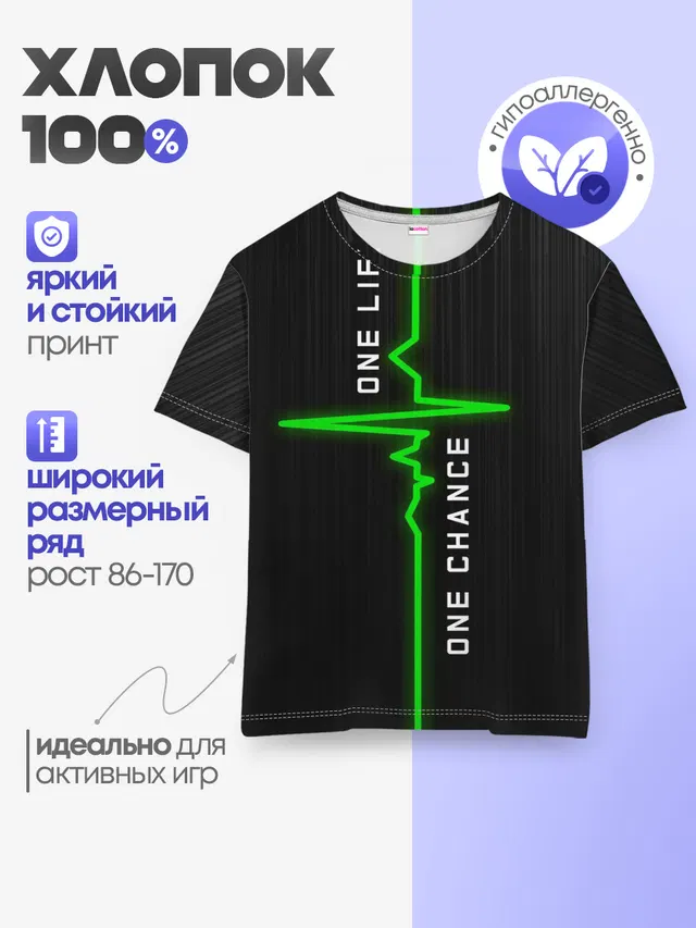 Детская базовая футболка