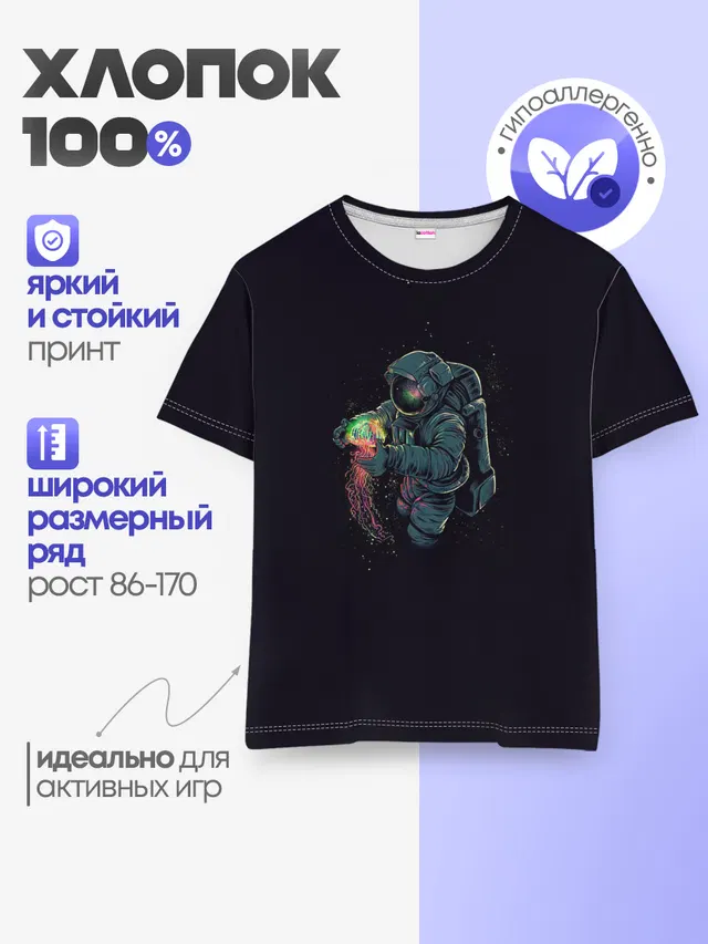 Детская базовая футболка