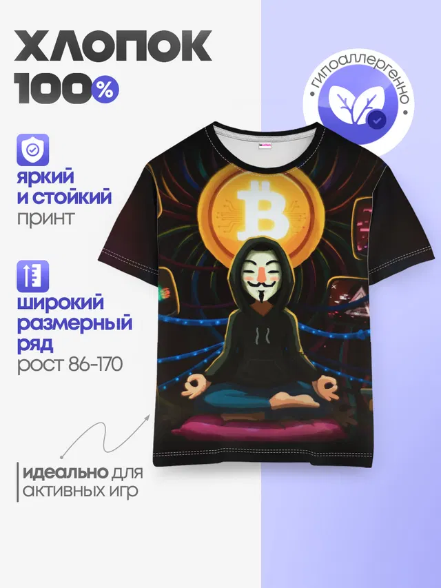 Детская базовая футболка