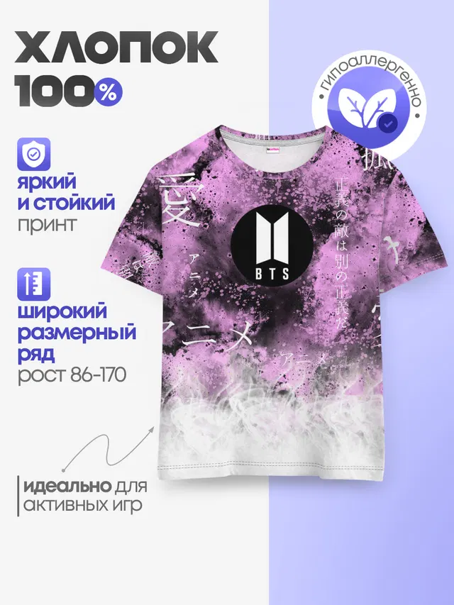 Детская базовая футболка