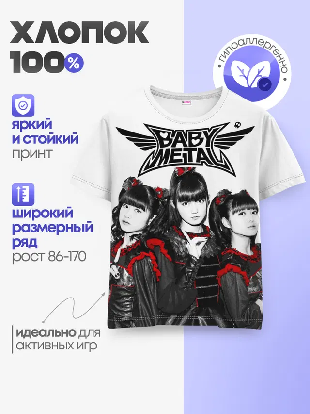 Детская базовая футболка с принтом «Suzuka Nakamoto»