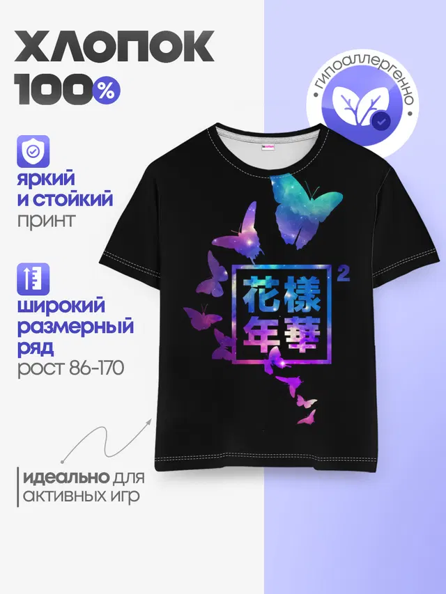 Детская базовая футболка