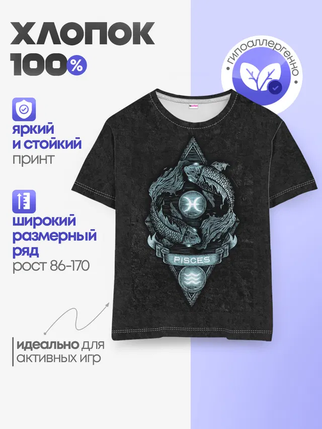 Детская базовая футболка
