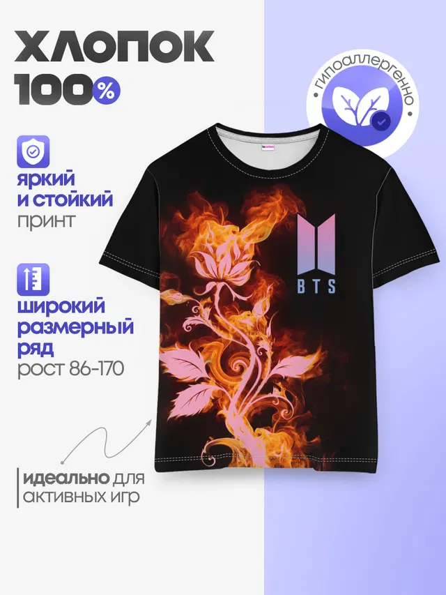 Детская базовая футболка