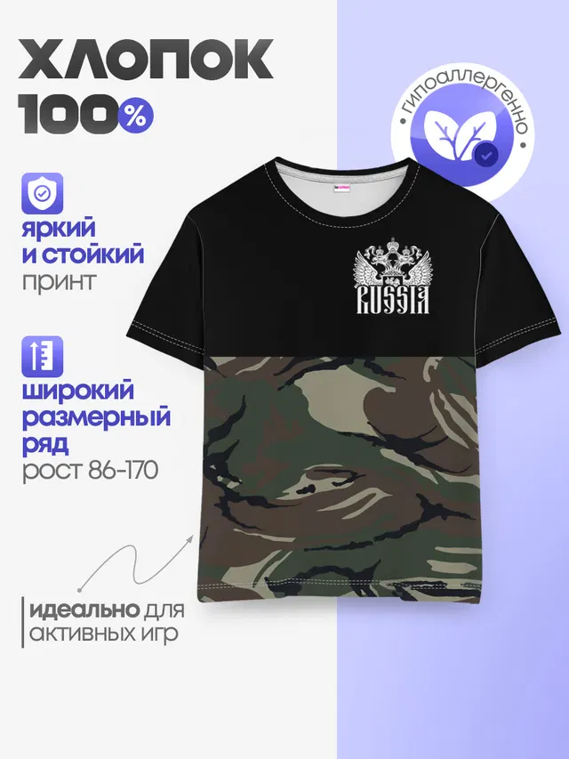 Детская базовая футболка