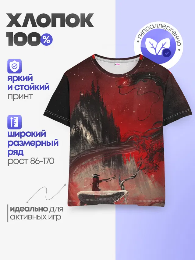 Детская базовая футболка