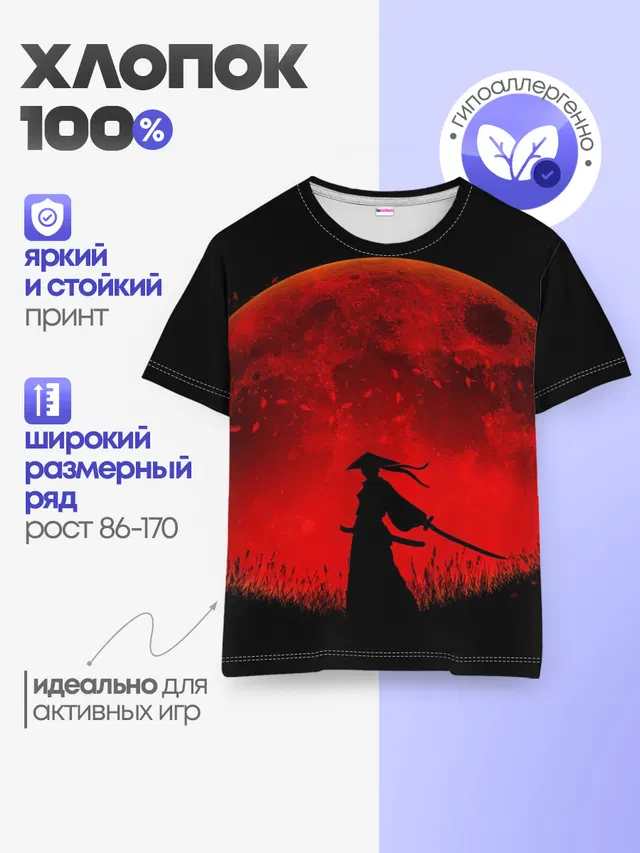 Детская базовая футболка