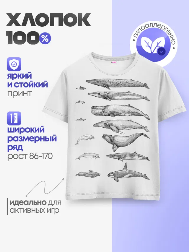Детская базовая футболка