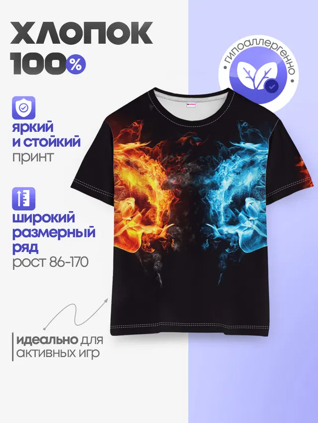 Детская базовая футболка
