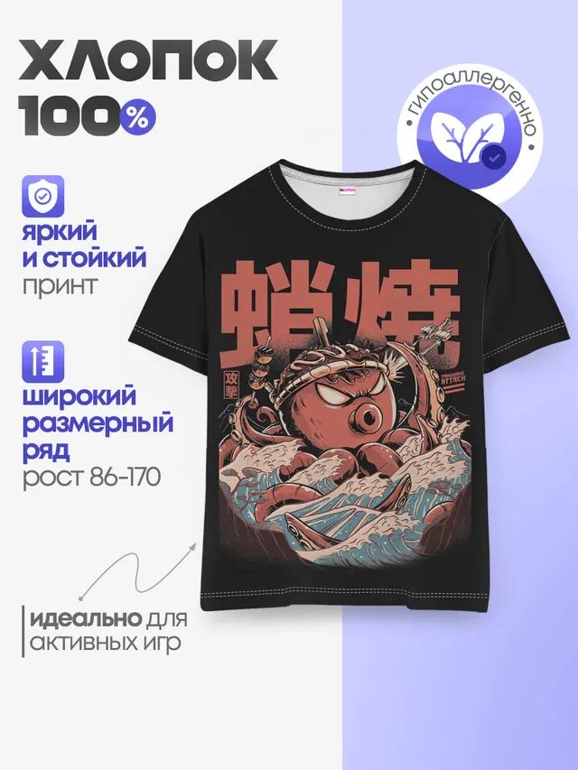 Детская базовая футболка