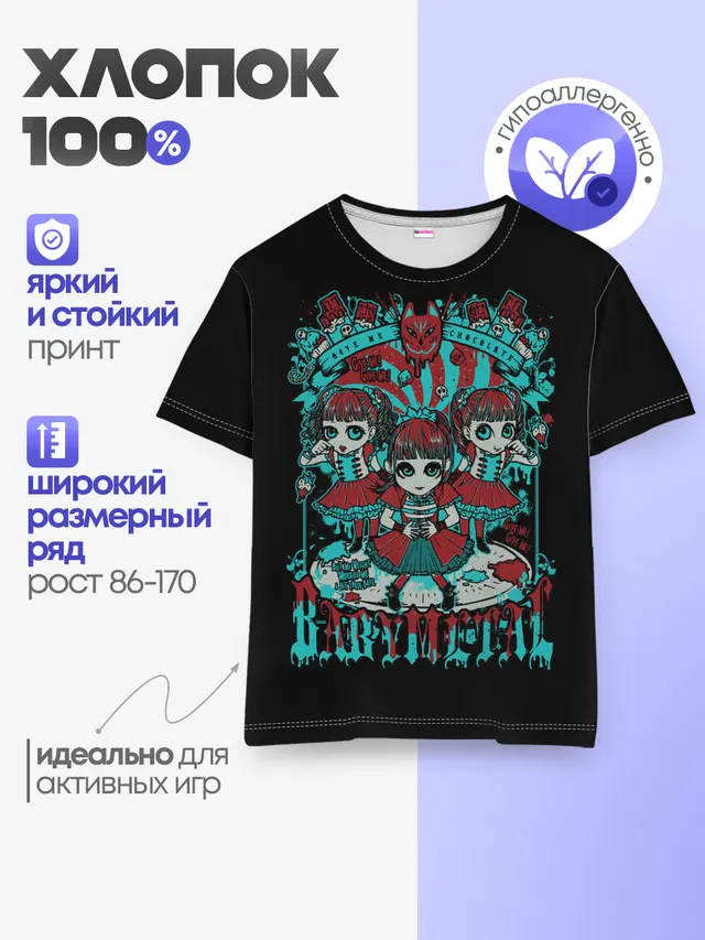 Детская базовая футболка