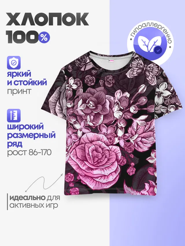 Детская базовая футболка