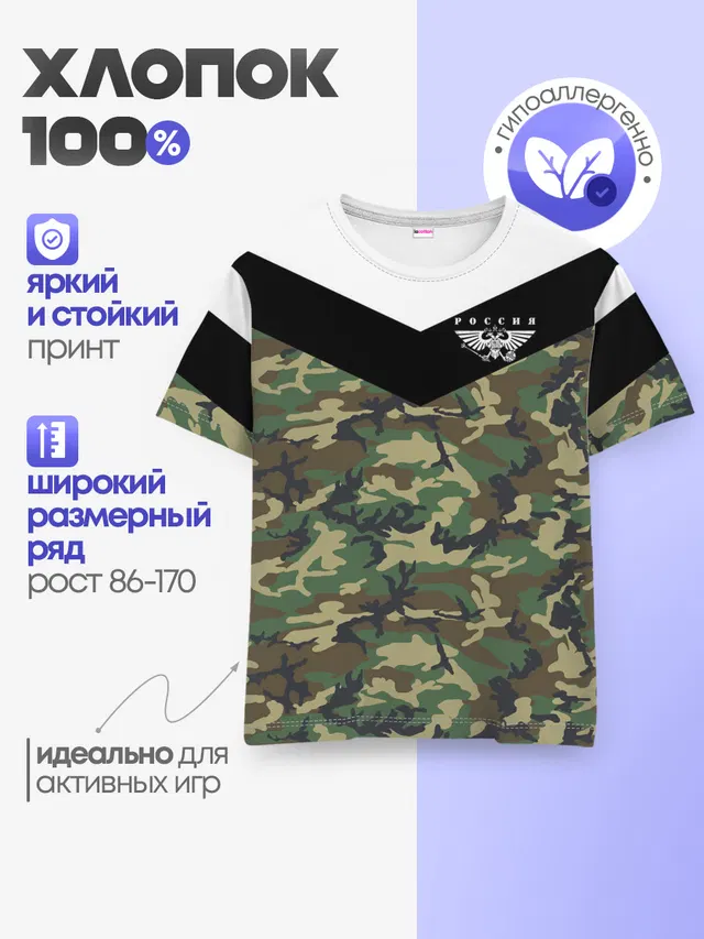 Детская базовая футболка
