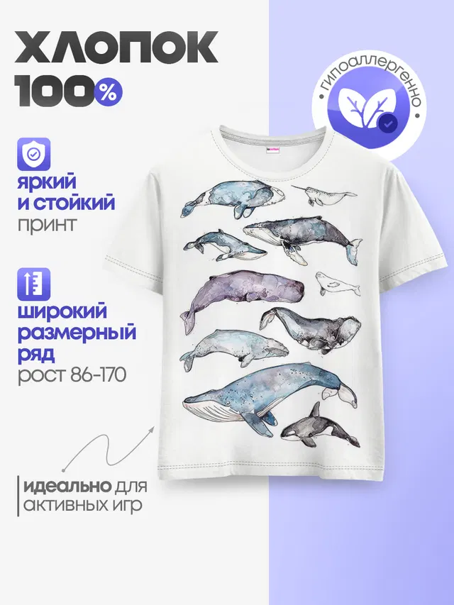 Детская базовая футболка