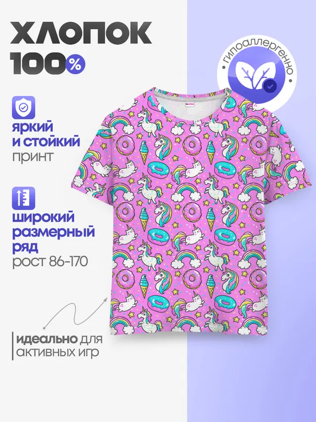 Детская базовая футболка