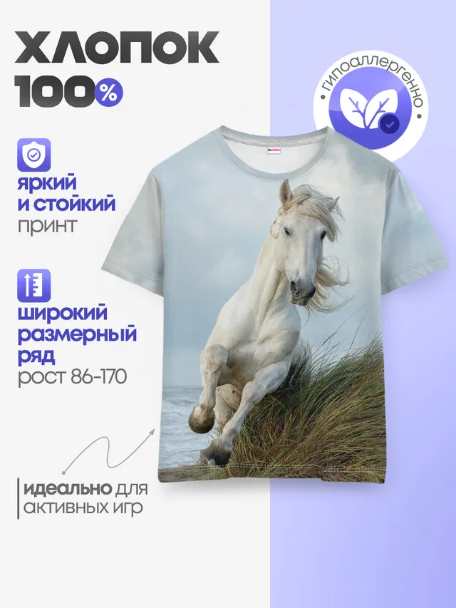 Детская базовая футболка
