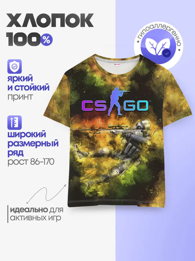 Детская базовая футболка