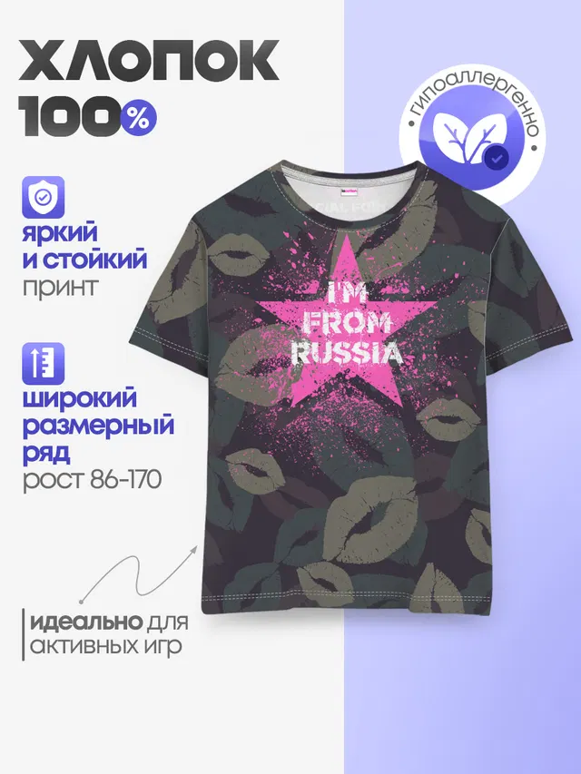 Детская базовая футболка