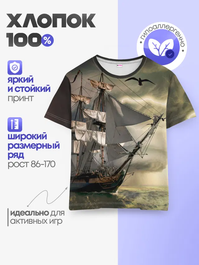 Детская базовая футболка