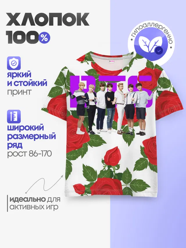 Детская базовая футболка
