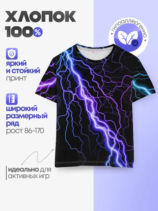 Детская базовая футболка