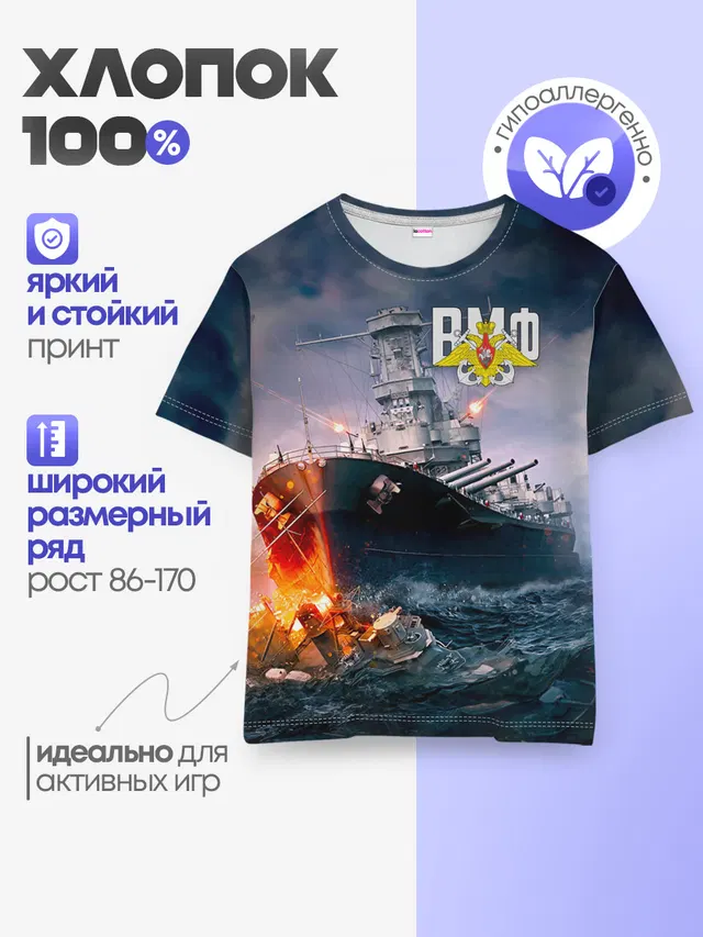 Детская базовая футболка