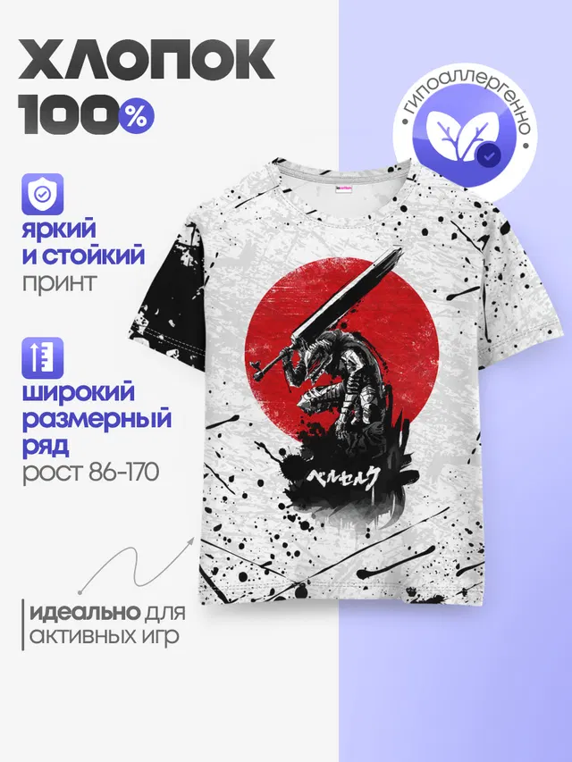 Детская базовая футболка