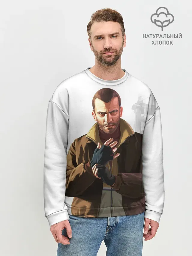 Мужской свитшот базовый