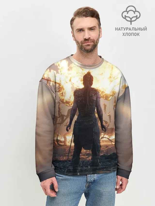 Мужской свитшот базовый