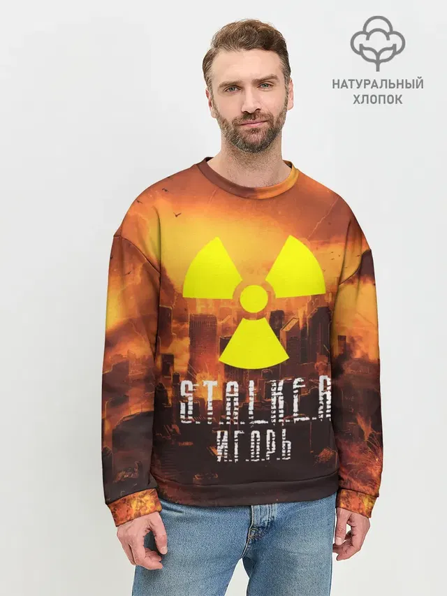 Мужской свитшот базовый