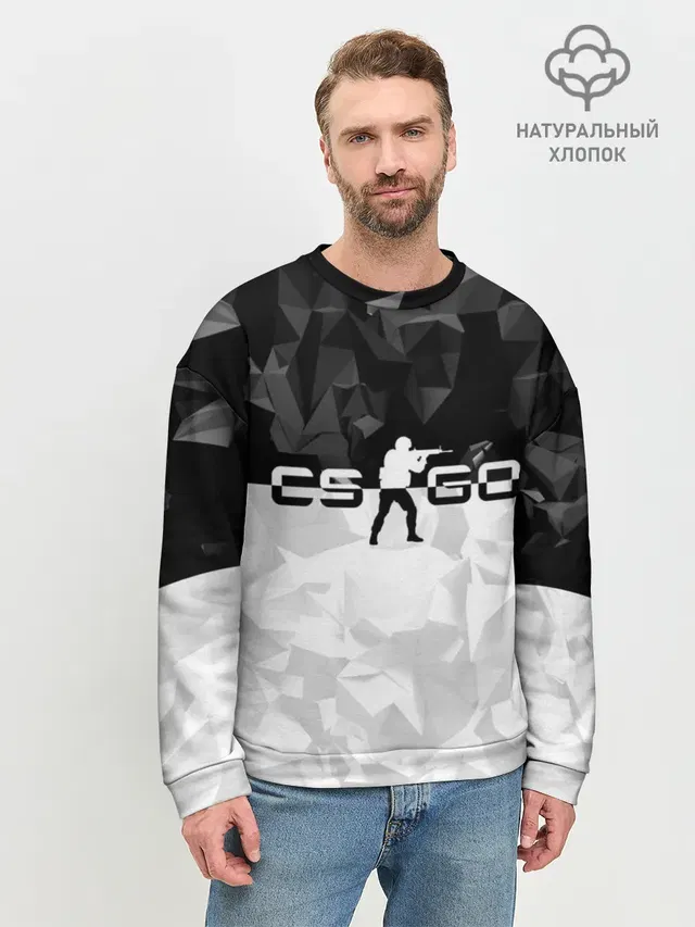 Мужской свитшот базовый