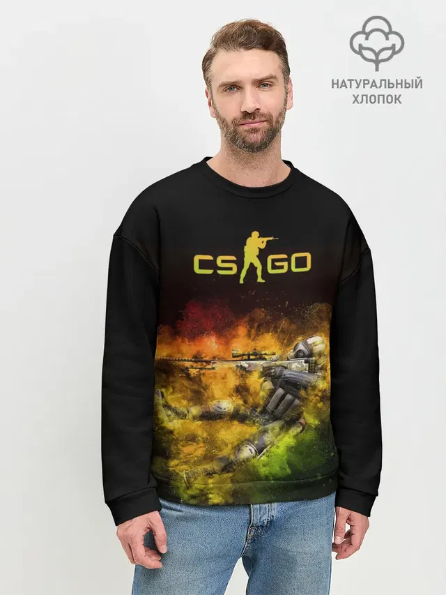 Мужской свитшот базовый