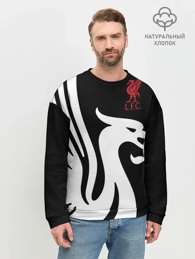 Мужской свитшот базовый с принтом «Liverpool Exclusive»