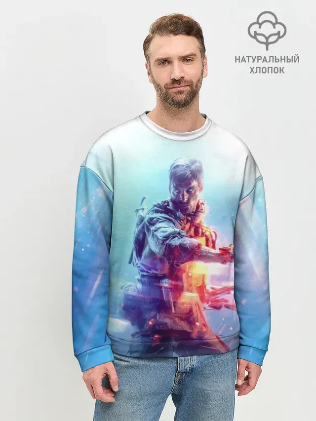 Мужской свитшот базовый