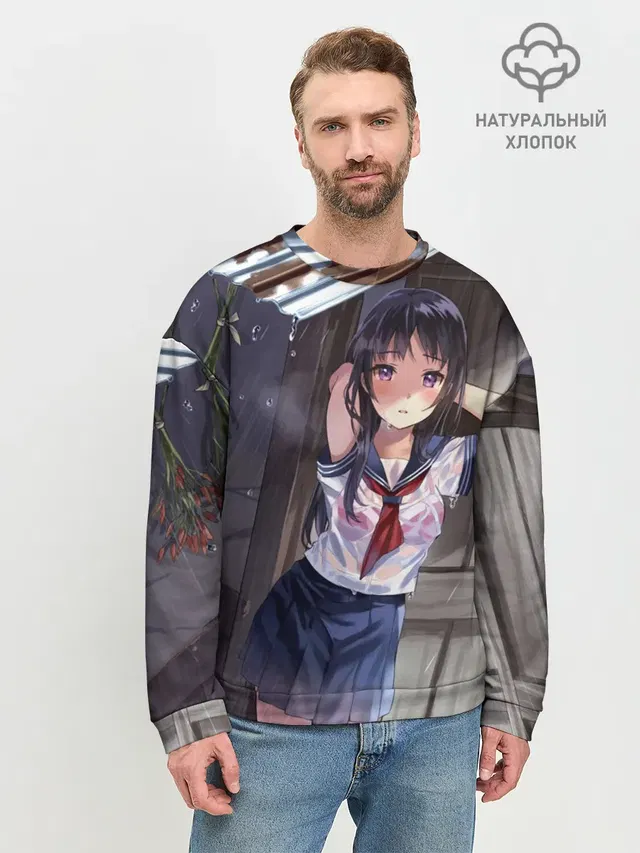 Мужской свитшот базовый