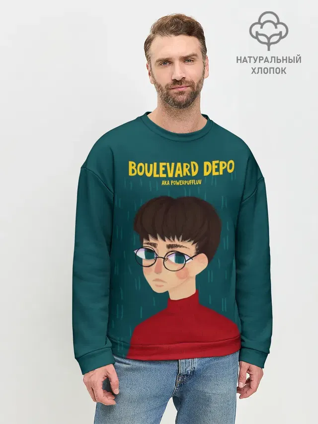 Мужской свитшот базовый с принтом «Boulevard Depo — Powerpuff Luv»
