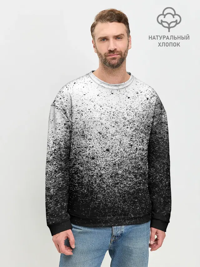 БРЫЗГИ КРАСОК ЧЁРНЫЙ