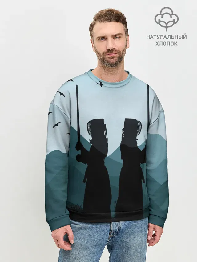 Мужской свитшот базовый